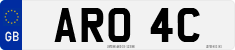 License plate of the United Kingdom, 1963 year system