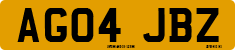 License plate of the United Kingdom, 2001 year system