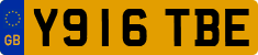 License plate of the United Kingdom, 1983 year system