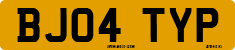 License plate of the United Kingdom, 2001 year system