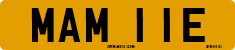License plate of the United Kingdom, 1963 year system