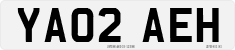 License plate of the United Kingdom, 2001 year system