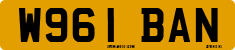 License plate of the United Kingdom, 1983 year system