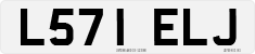 License plate of the United Kingdom, 1983 year system