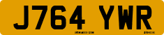 License plate of the United Kingdom, 1983 year system