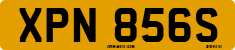 License plate of the United Kingdom, 1963 year system