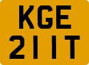 License plate of the United Kingdom, 1963 year system
