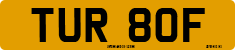 License plate of the United Kingdom, 1963 year system