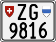 License plate of Switzerland, Motorcycles