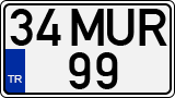 License plate of Turkey, Regular plates