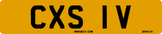 License plate of the United Kingdom, 1963 year system