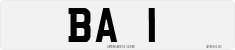 License plate of the United Kingdom, 1903 year system