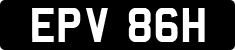License plate of the United Kingdom, 1963 year system