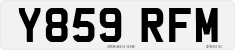 License plate of the United Kingdom, 1983 year system