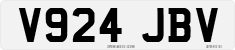License plate of the United Kingdom, 1983 year system