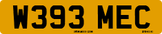 License plate of the United Kingdom, 1983 year system