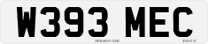License plate of the United Kingdom, 1983 year system