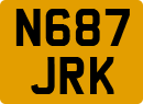 License plate of the United Kingdom, 1983 year system