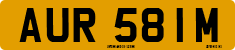 License plate of the United Kingdom, 1963 year system