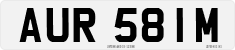 License plate of the United Kingdom, 1963 year system