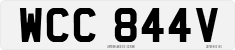 License plate of the United Kingdom, 1963 year system