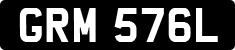 License plate of the United Kingdom, 1963 year system
