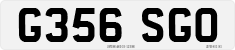 License plate of the United Kingdom, 1983 year system