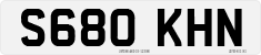 License plate of the United Kingdom, 1983 year system