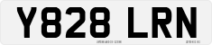 License plate of the United Kingdom, 1983 year system