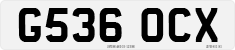 License plate of the United Kingdom, 1983 year system
