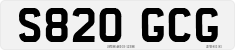 License plate of the United Kingdom, 1983 year system