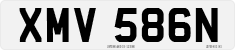License plate of the United Kingdom, 1963 year system