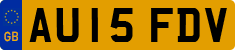 License plate of the United Kingdom, 2001 year system
