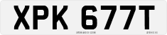 License plate of the United Kingdom, 1963 year system