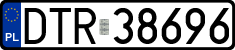 License plates of Poland, Regular car plates