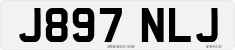 License plate of the United Kingdom, 1983 year system