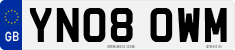 License plate of the United Kingdom, 2001 year system