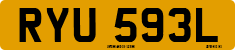 License plate of the United Kingdom, 1963 year system