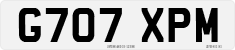 License plate of the United Kingdom, 1983 year system
