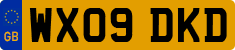 License plate of the United Kingdom, 2001 year system