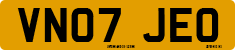 License plate of the United Kingdom, 2001 year system