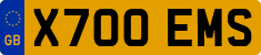 License plate of the United Kingdom, 1983 year system