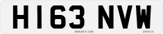 License plate of the United Kingdom, 1983 year system