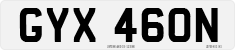 License plate of the United Kingdom, 1963 year system