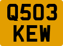 License plate of the United Kingdom, 1983 year system