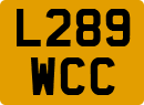 License plate of the United Kingdom, 1983 year system