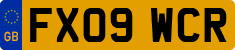 License plate of the United Kingdom, 2001 year system