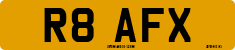 License plate of the United Kingdom, 1983 year system