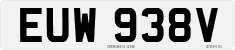License plate of the United Kingdom, 1963 year system