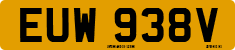 License plate of the United Kingdom, 1963 year system